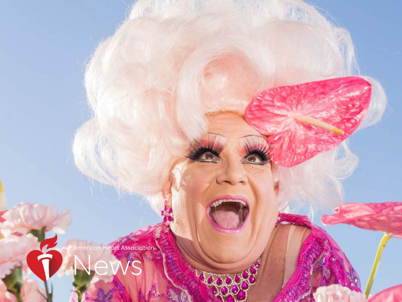 AHA News: Beloved San Francisco Drag Queen Spreads Message of Heart Health