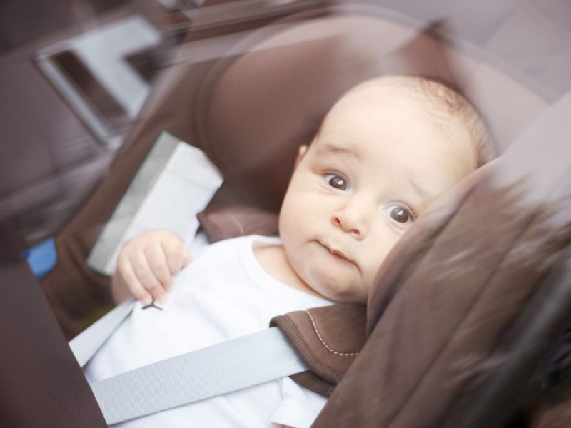 Rear-Facing Car Seats Protect Tots in Crashes From Behind: Study