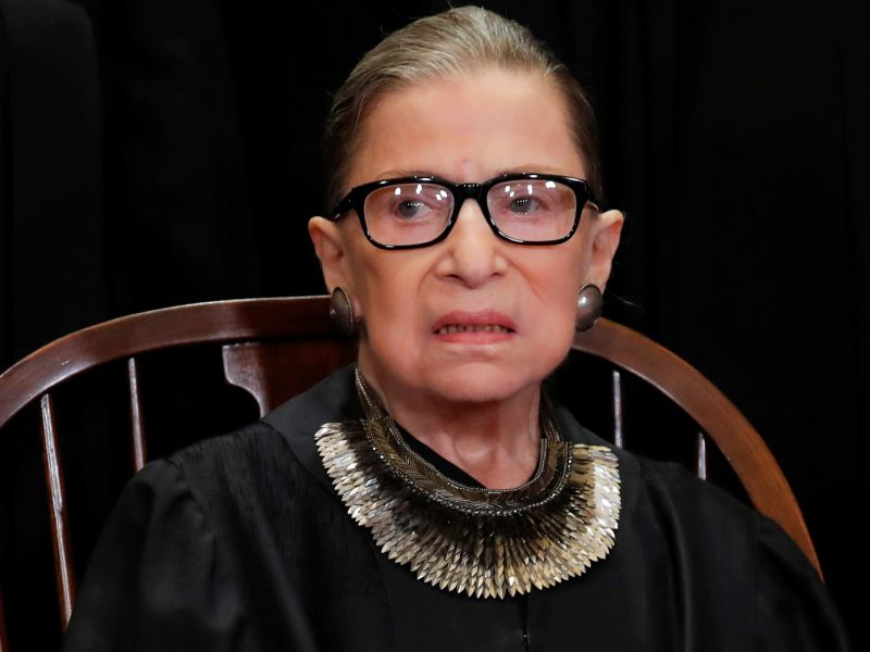 Ruth Bader Ginsburg Says Cancer Has Returned, But Won`t Hamper Her Work