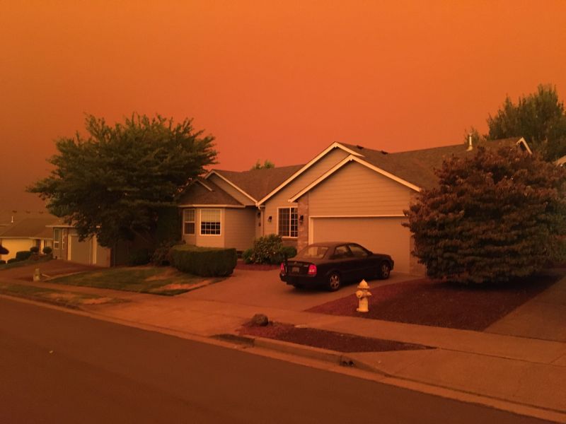 Wildfires Ravage Land, and Lungs, Across the U.S. West