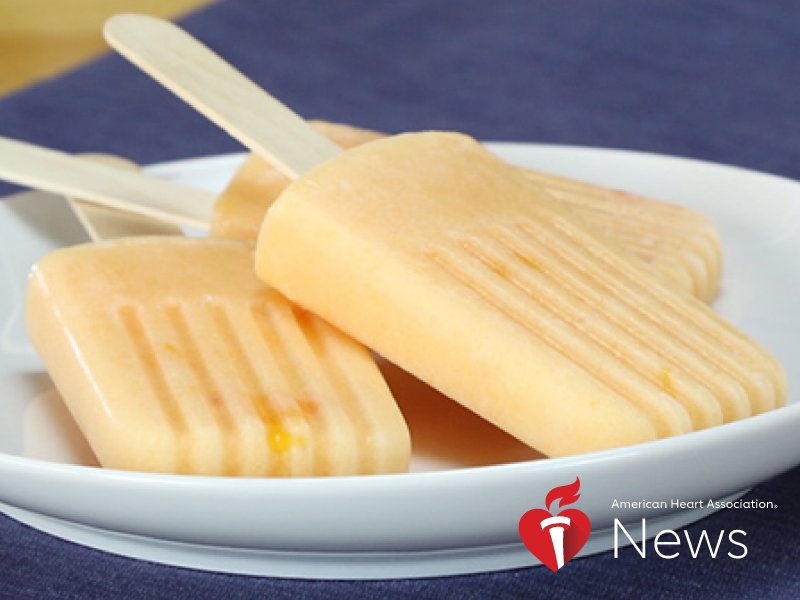 News Picture: AHA News: A Healthier Frozen Treat for Hot Summer Days