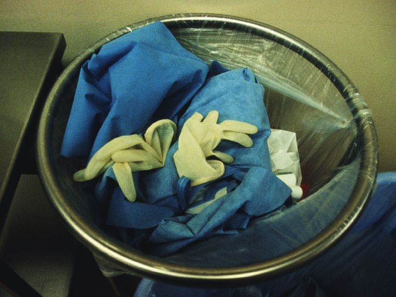 News Picture: Medical Gowns, Gloves Often Source of Contamination: Study
