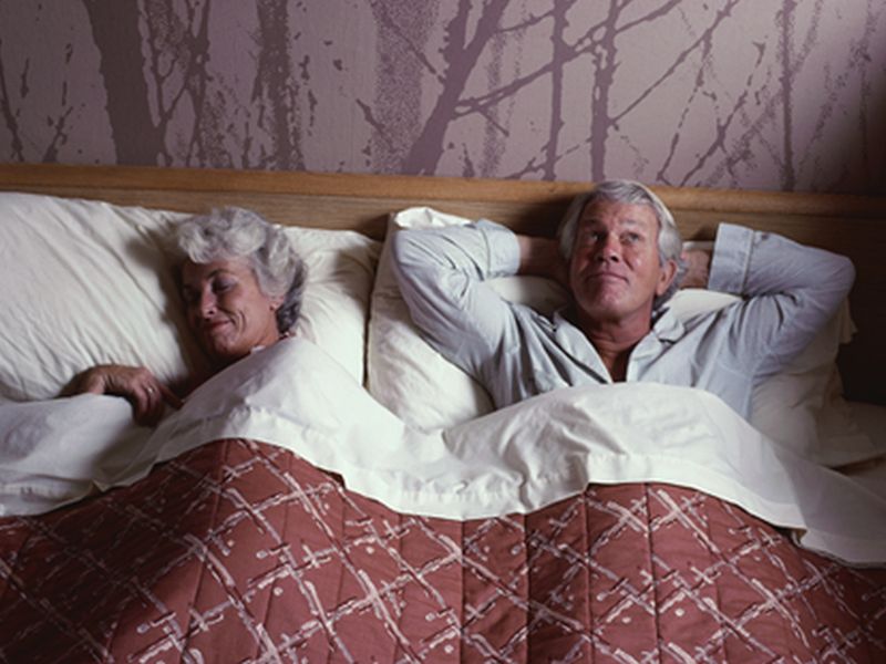 News Picture: Bed Partner Often Fuels Loved One's Insomnia