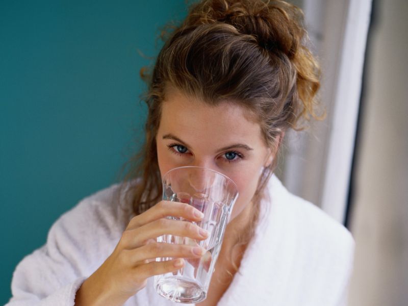 News Picture: Drinking Enough Water Could Be Key to Avoiding UTIs