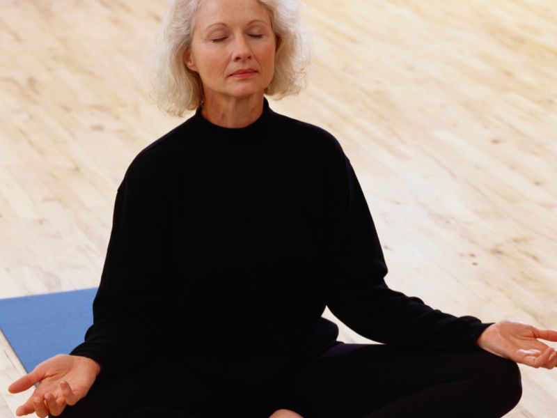 News Picture: Yoga May Boost Aging Brains