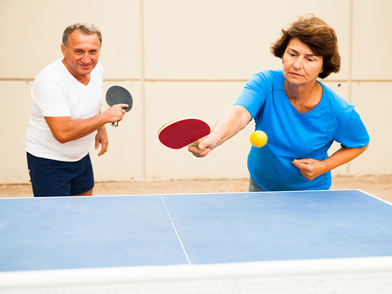 News Picture: Paddles Against Parkinson's: Ping Pong Might Ease Symptoms