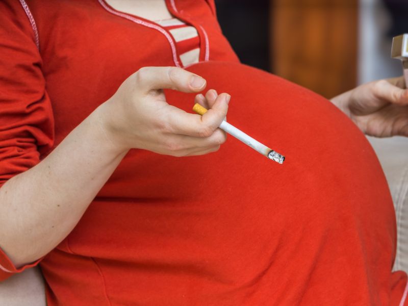 Smoking While Pregnant May Weaken Baby's Bones