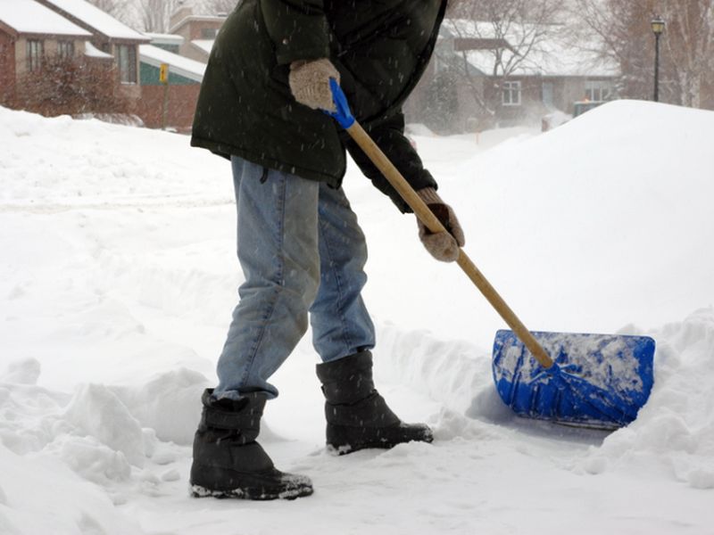 News Picture: Timely Tips for Safe Snow Removal