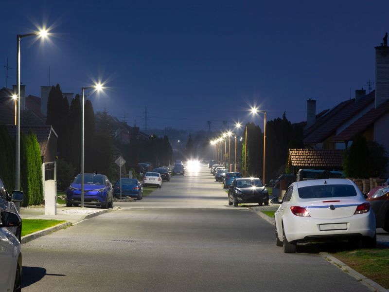 News Picture: Streetlights Could Be Harming Your Teen's Sleep, Mental Health: Study