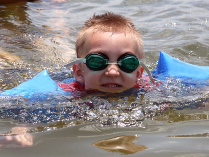 News Picture: Don't Get Sick While Swimming This Summer