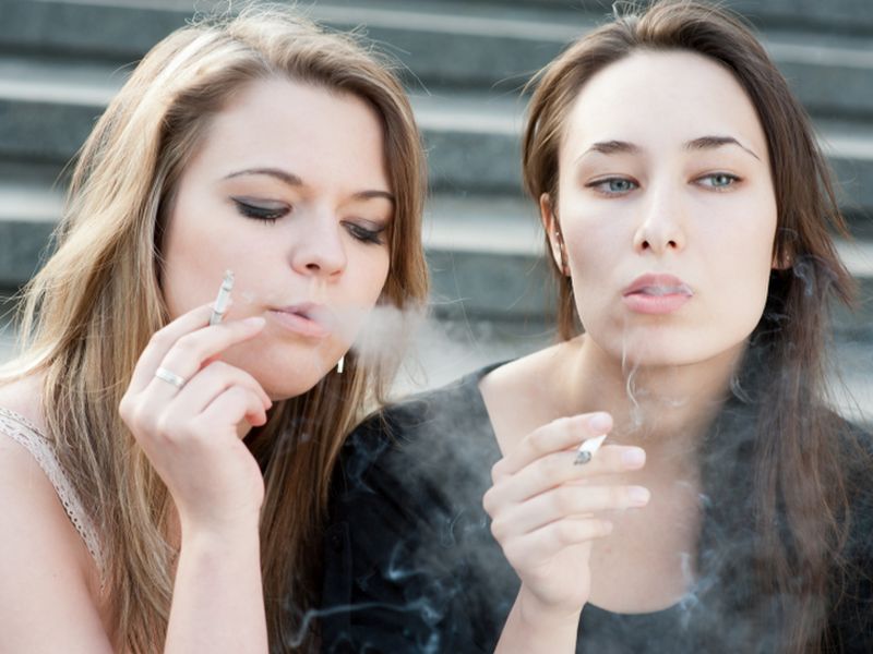 teens smoking