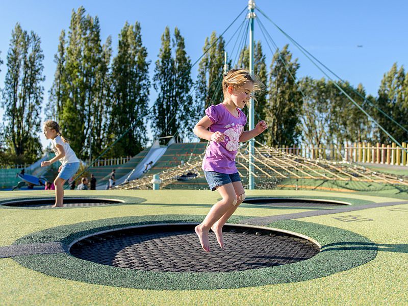 News Picture: Kids' Trampoline Injuries Take Another Bounce Upwards